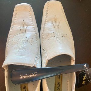 Delli Aldo Men's White Dress Shoes Size 12